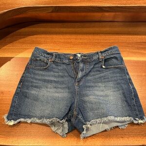 Loft Denim Frayed Hem Women's Shorts